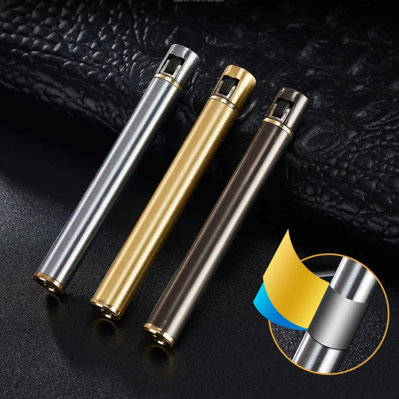 Газовая зажигалка, моделирующая сигарету, металлические зажигалки, аксессуары для курения, фонарь, турбо зажигалка, электрическая зажигалка, бутановые зажигалки для сигарет