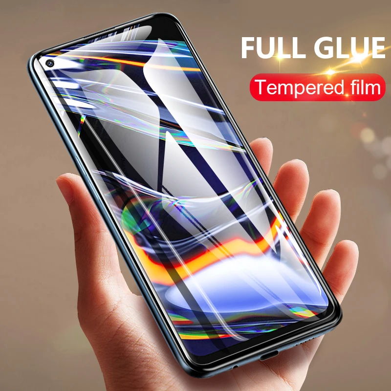 Full Glue Protective Glass For Realme Xt X2 6 7 5 X50 Pro Screen Protector Tempered For Oppo A73 A5 A9 2020 A72 X7 C3 C11 K7x 5g Phone Screen Protectors Aliexpress