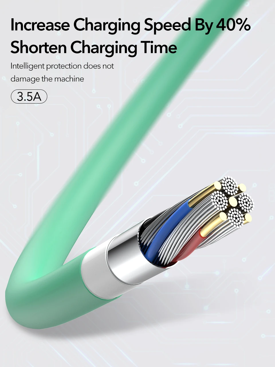 Coolreall 3 в 1 милый USB кабель для iPhone samsung Xiaomi несколько портов зарядное устройство светодиодный кабель Быстрая зарядка Micro USB кабель type-C