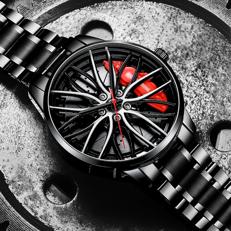 NEKTOM 2020 Top Brand Luxury Men Watch Waterproof Watch For Men Car Wheel Watches Rim Hub Real 3D Model For BMVV M4 Men's Watch