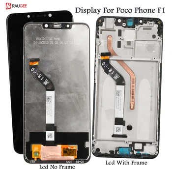 

Display For Pocophone F1 Lcd Display Touch Screen Replacement For Poco Phone f1 Display Tested Phone LCDs Touch Sensor Assembly