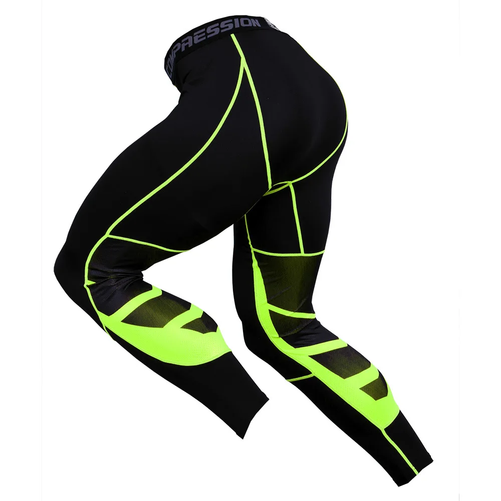 Новые обтягивающие спортивные брюки для мужчин утягивающие брюки для мужчин модные леггинсы Мужские Jogger Фитнес 3D Фитнес Брюки