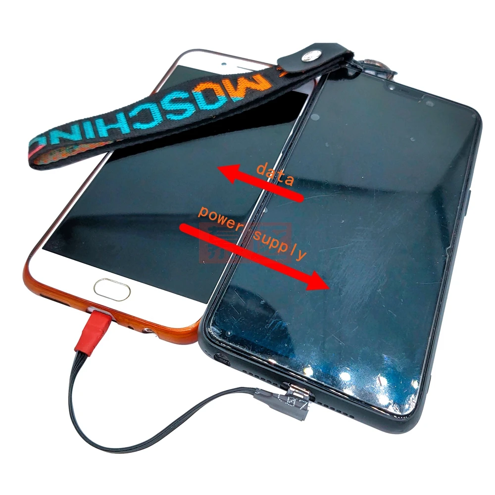 1pc ����ũ�� USB Typ B Stecker Auf MINI & Micro B 5Pin Konverter OTG ����� Blei Daten Kabel 20cm / 1m 3ft