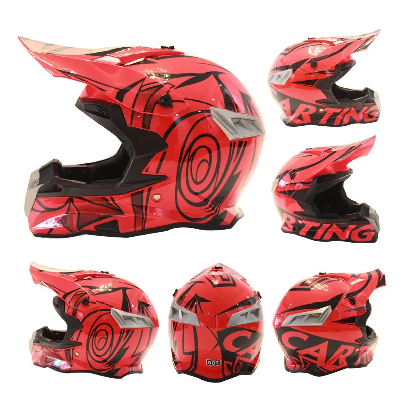Полнолицевой шлем горный bikedownhike rashing горный крест-шлем с флагом casque moto cross Байкерский шлем capacete moto Mask