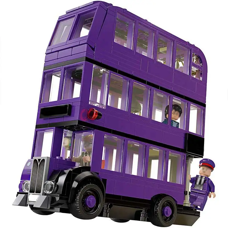 Bela 11342 рыцарский автобус MOC Hogwartsinglys большой зал часы башня замок Lepinblocks игрушки