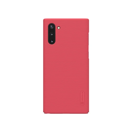 Чехол для samsung Galaxy Note 10 NILLKIN матовый PC матовый жесткий чехол и держатель для телефона для samsung Note 10+/Note 10 Plus - Цвет: Красный