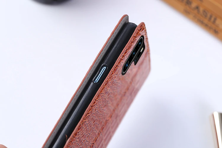 Роскошный флип-телефон для huawei mate 9 10 20 Honor P10 P20 P30 кожаный складной текстурный флип-телефон