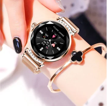 

New smart Bracelet bands Continuous heart rate detection IP67 waterproof Female physiological reminder Magnetic band smart watch