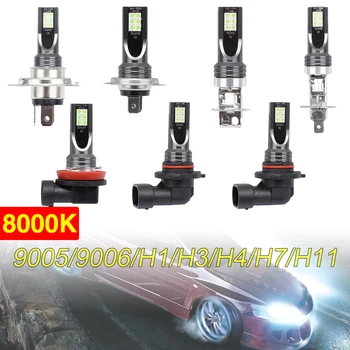 

2pcs H11 / H8 / 9005 / 9006 / H1 / H3 / H7 1200LM 8000K Universal Cold Blue Light Driving Running Car Lamp Auto Light Bulbs