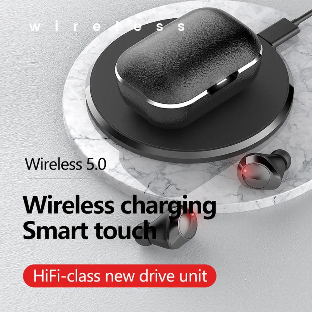 Bluetooth в ухо Автоматическое Сопряжение наушники гарнитура поддерживает Беспроводное зарядное устройство сенсорный наушник непрерывно подключенный Спорт# N