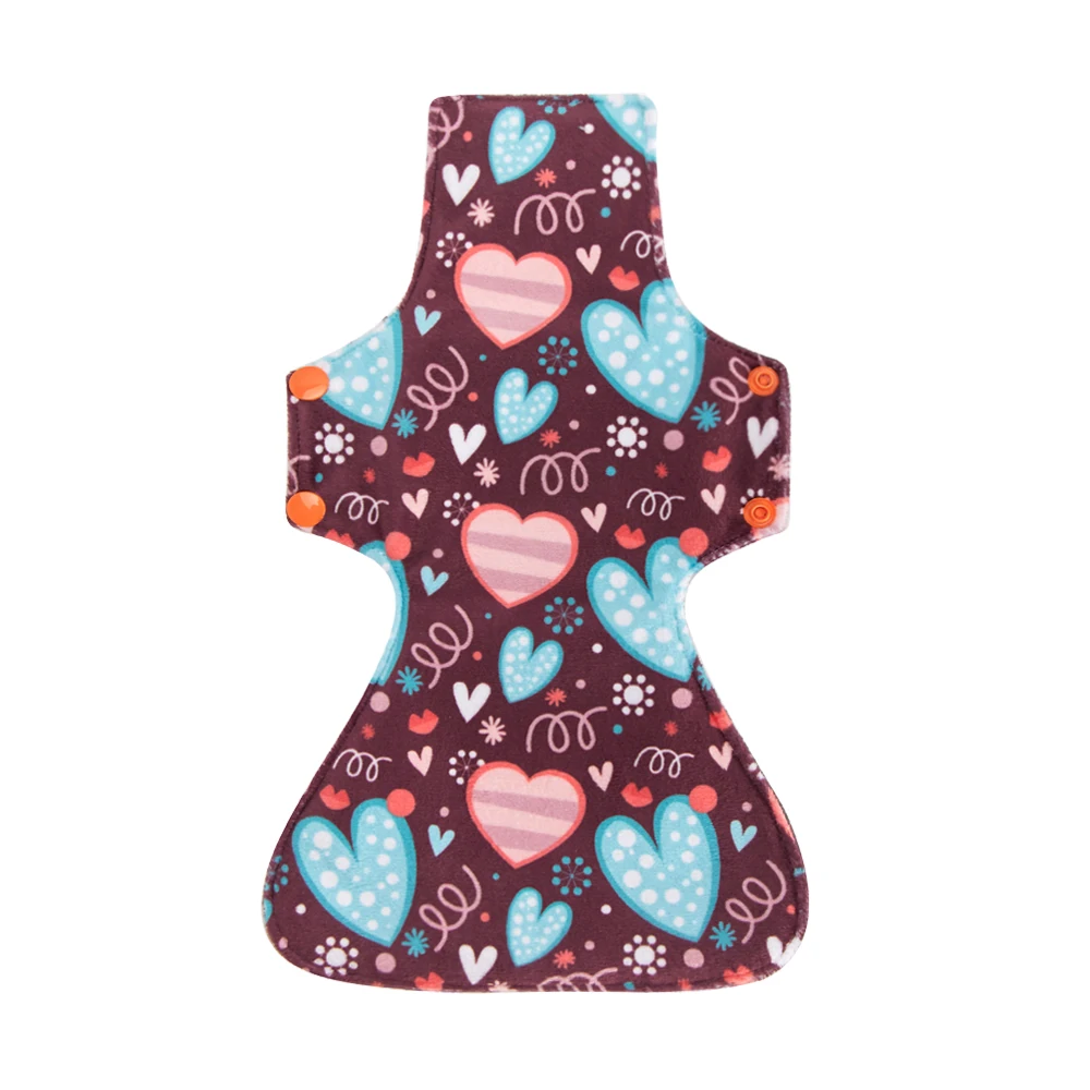 P05 Minky 1" тяжелое ночное использование тканевая менструальная прокладка гигиеническая салфетка многоразовые прокладки бамбуковый уголь флисовая подкладка водонепроницаемый PUL MINKY внешний - Цвет: P05 Minky