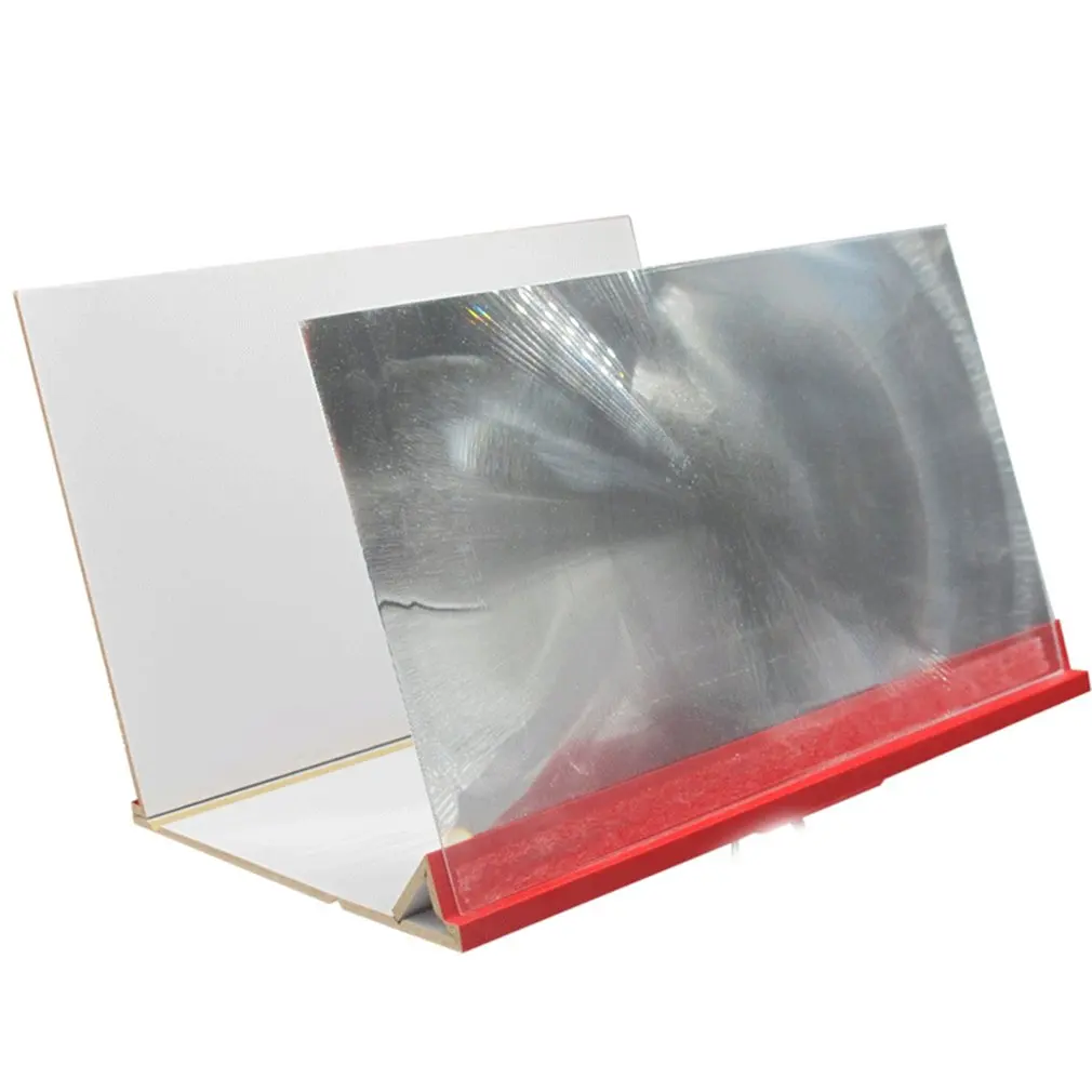 

8 Inches Log 3D Cellphone Screen Hd Anti-Halation Radiation Protection Video Desktop Lazy Fold Support Amplifier