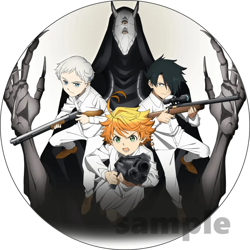 Anime The Promised Neverland Brooch Pin Cosplay Badge  For Clothes Backpack Decoration Children's gift B008 anime cosplay female Cosplay Costumes