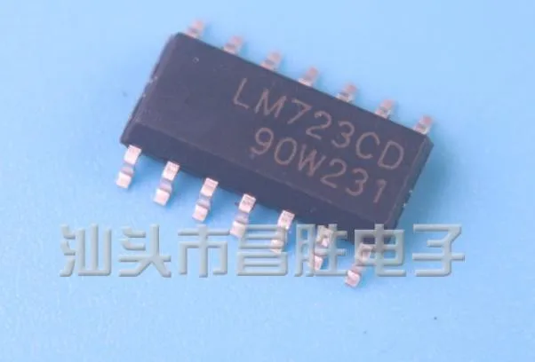 Новый оригинальный 10 шт./лот LM723CD LM723C лапками углублением SOP-14 | Электроника