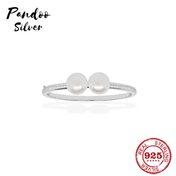 

Fashion Charm Sterling Silver Copy 1:1 Copy,Silver Vintage Pearl Bracelet Women Monaco Jewelry Gift With Logo