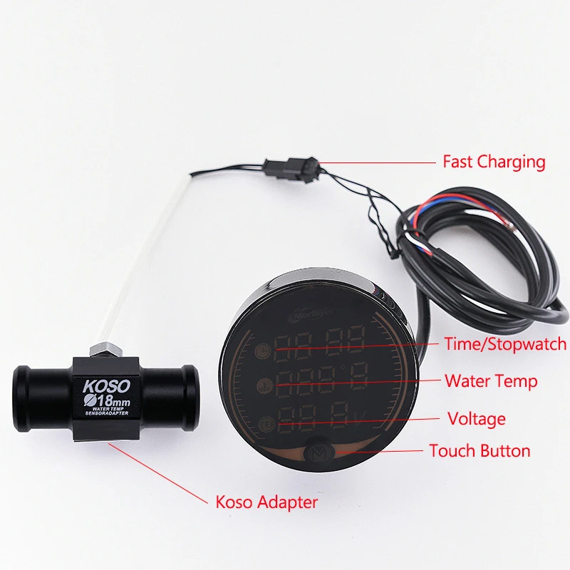 Adaptateur ampoule température KOSO avec entrée par 18 mm