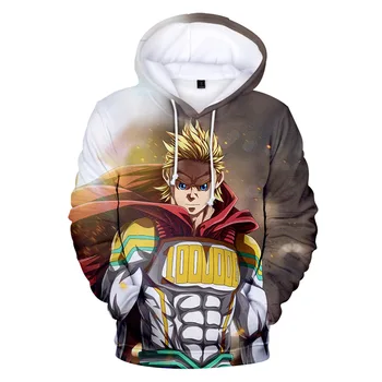 

3D Printed My Hero Academia Zipper Hoodie Men Women Boko no hero Academia All Might Cosplay Costume Sweatshirt School Jackets