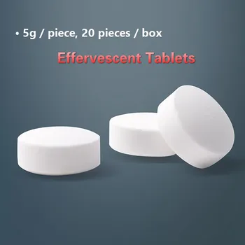 

20pcs/box Scale Cleaner Tea Stains Tea Scale Drinking Fountain Water Heater Scale Cleaner Multifunctional Effervescent Tablets
