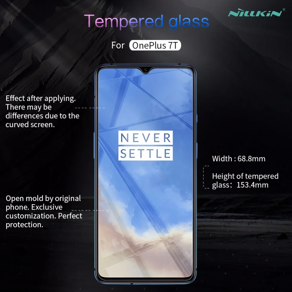 10 шт. для Oneplus 7T закаленное стекло Nillkin для one plus 7t защита экрана Amazing H Анти-взрыв Премиум Версия