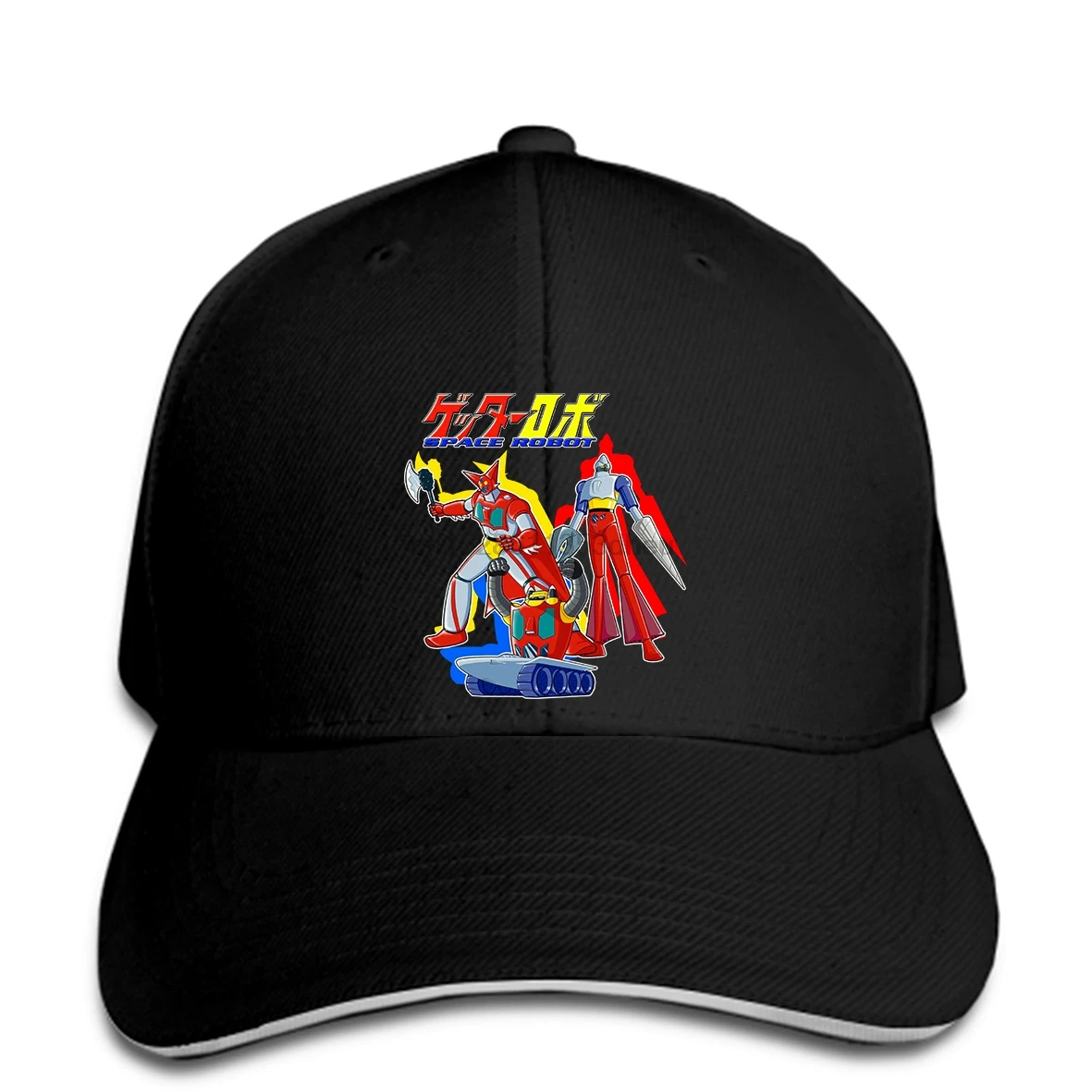 Космический робот бросок робот Getter Robo мультфильм лет 80 бейсбольная кепка для мужчин и детей snapback шляпа