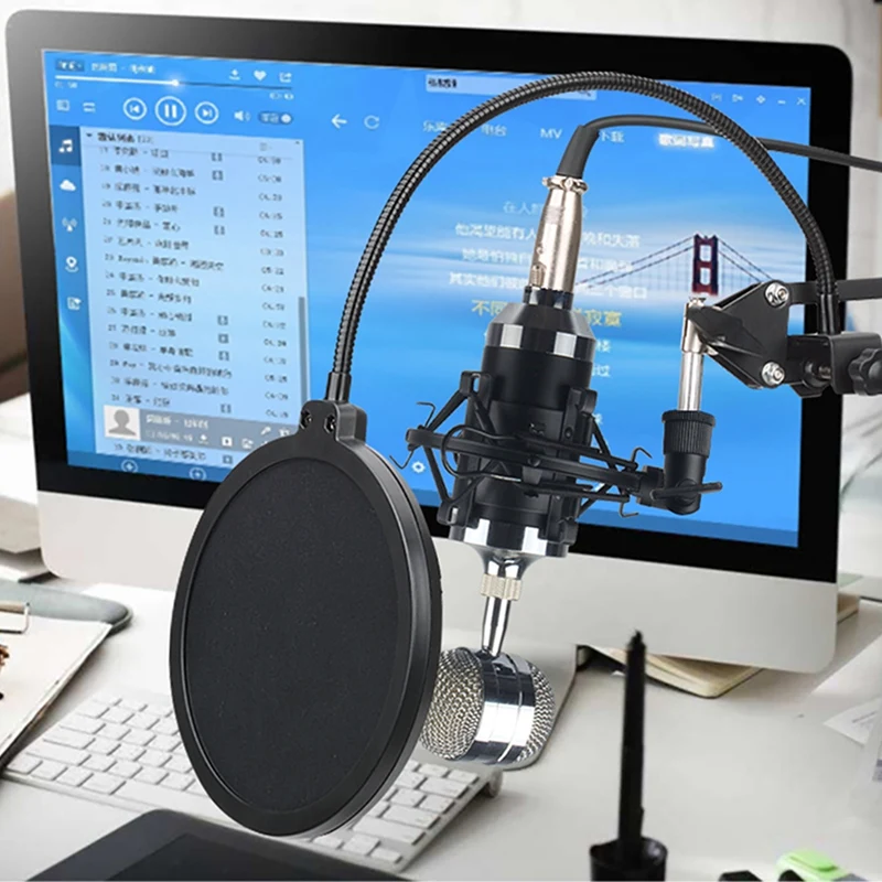 Вещательная студия miniphone микрофон Подвеска стрелы ножничный стенд запись
