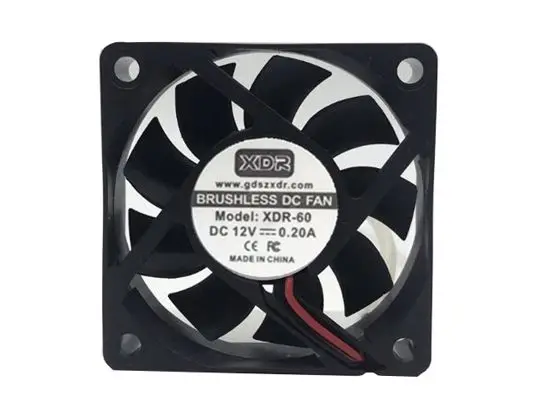 XDR XDR-60 DC 12V 0.20A 60x60x15mm 2-проводной Вентилятор охлаждения сервера | Компьютеры и офис
