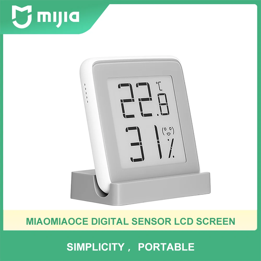

Xiaomi Miaomiaoce Electronics Digital Moisture Meter High Precision Thermometer Temperature Humidity Sensor LCD Screen