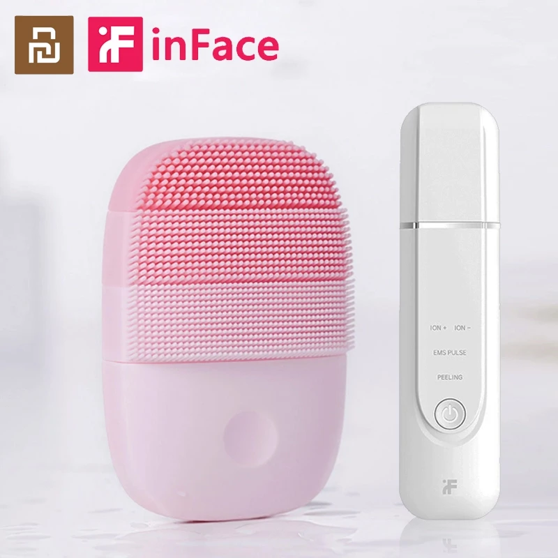 Xiaomi InFace электрическая Очищающая щетка для лица и ультразвуковой очиститель кожи