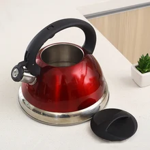 3л чайник из нержавеющей стали со свистком чайник пищевой чайник с термостойкой ручкой большая емкость кухня приспособления для готовки