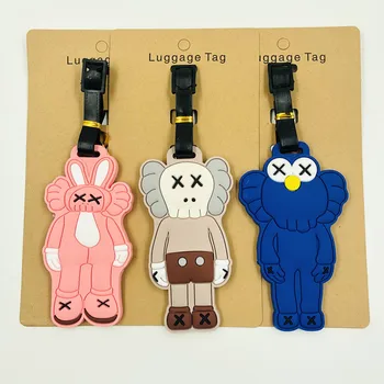 

New Kwaz Luggage Tag Fashion Travel Accessories Silica Gel Suitcase ID Address Holder Baggage Boarding Tag Portable Label Bag