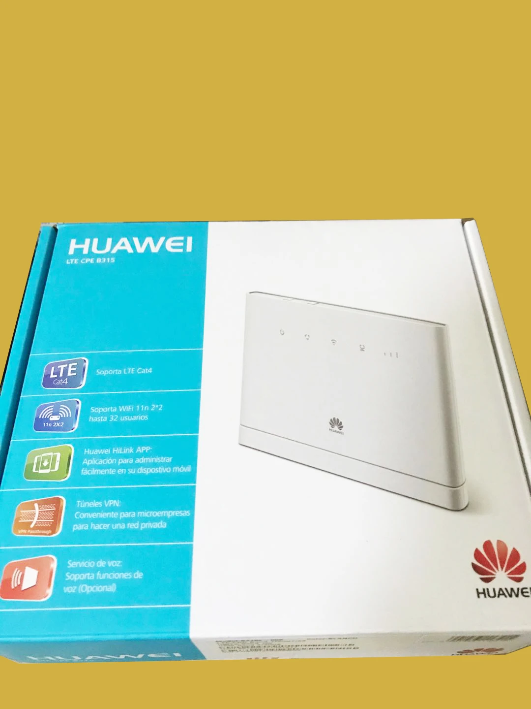Unlocked HUAWEI B315 B315s-607 CPE 150Mbps 4G LTE FDD Wireless Gateway Wifi Router