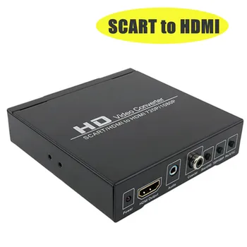 

SCART HDMI to HDMI Converter Full HD 1080P Digital HD Video Converter SCART HDMI to HDMI 720p/1080p Adapter For HDTV HD