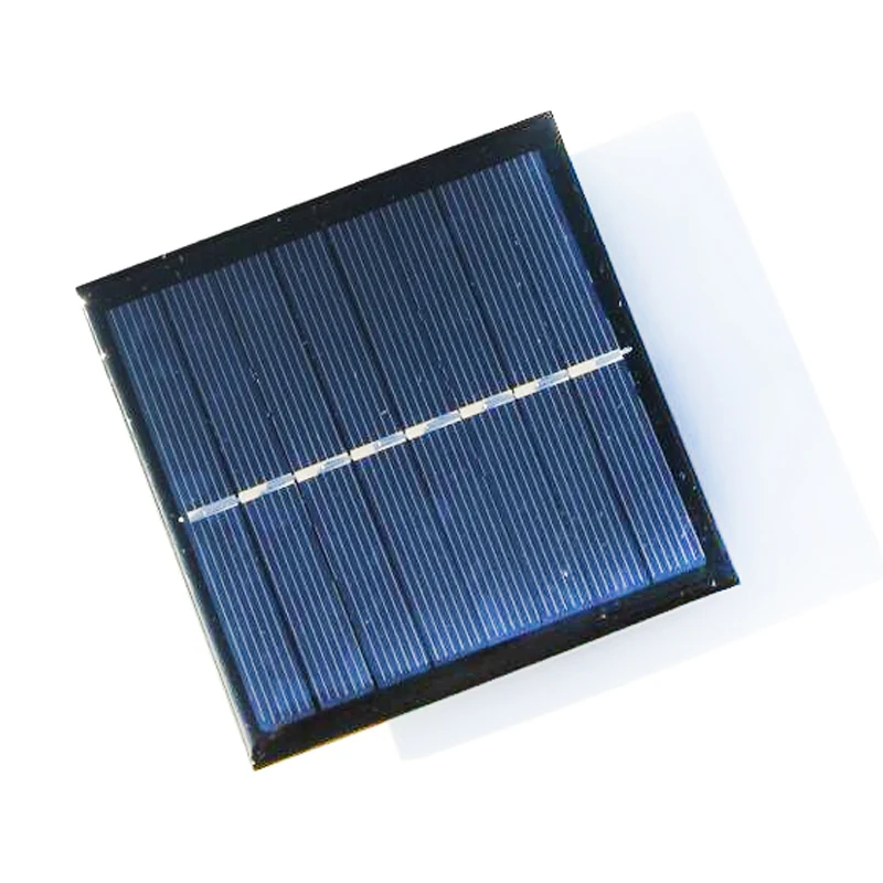 1 Вт 4 в перезаряжаемая AA батарея Солнечное зарядное устройство с базой для 2xAA батареи Зарядка напрямую