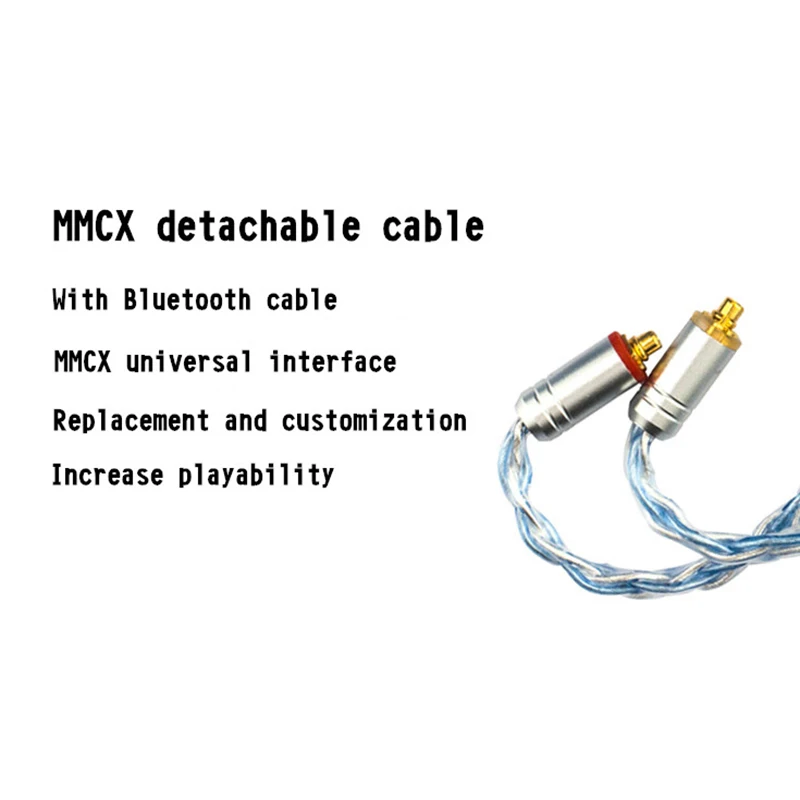 Magaosi DT6 wired MMCX Earphone Noise Cancelling monitor earphones Audiophile Earbuds Powerful HiFi In ear 3 5mm cable headset