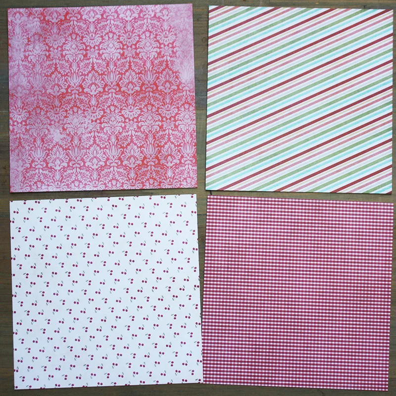 6 &quotx 6&quot 24 листа/упаковка режущие штампы скрапбукинговые подушечки бумага