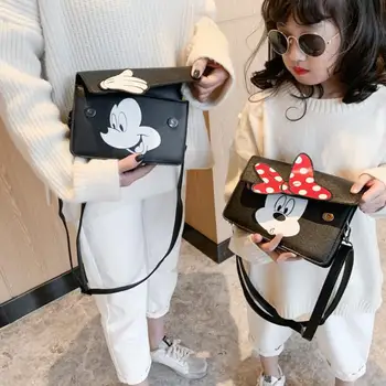 

New Children Cartoon Princess Handbag Girls Cute Mickey Shoulder Bag Kids Tote Female Shoulder Bag Mini Bag Wholesale