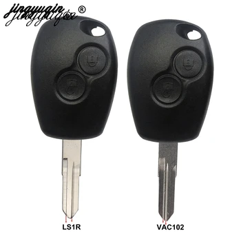 

jingyuqin for Renault Megan Modus Clio Modus Kangoo Logan Sandero Duster For Nissan Almera Remote Car Key Shell Case 2 Buttons