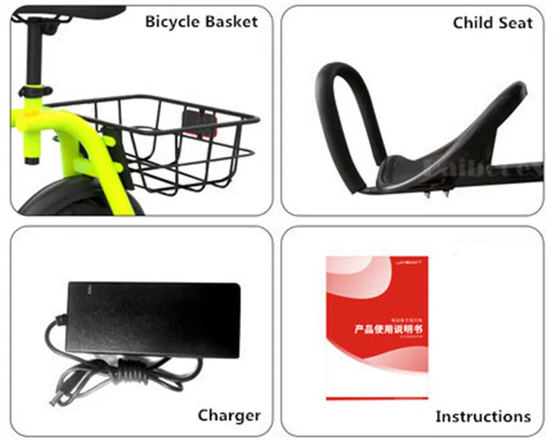 Sale Daibot Adult Electric Scooter Car Two Wheel Electric Scooters With Child Seat 12 Inch 350W 36V Portable Electric Bike Two Seater 25