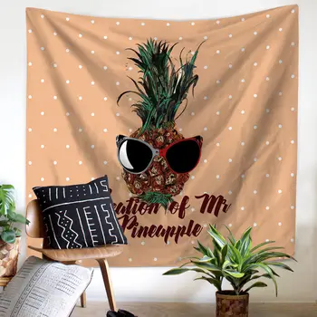 

Nordic Pineapple Multifunctional Tapestry Wall Hanging Beach Towel Farmhouse Home Decor Macrame Wall Hanging Bohemian Decor