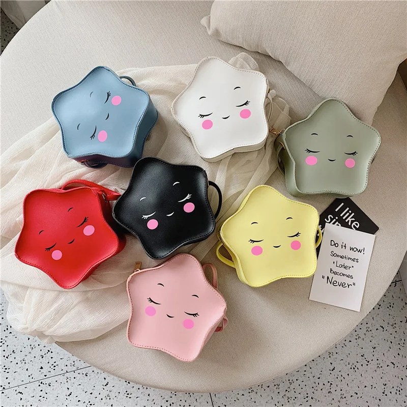 Милая креативная сумка с пятиконечной звездой модная повседневная милая для