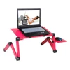 Adjustable Laptop Desk Stand Portable Aluminum Ergonomic Lapdesk For TV Bed Sofa PC Notebook Table Desk Stand With Mouse Pad 5