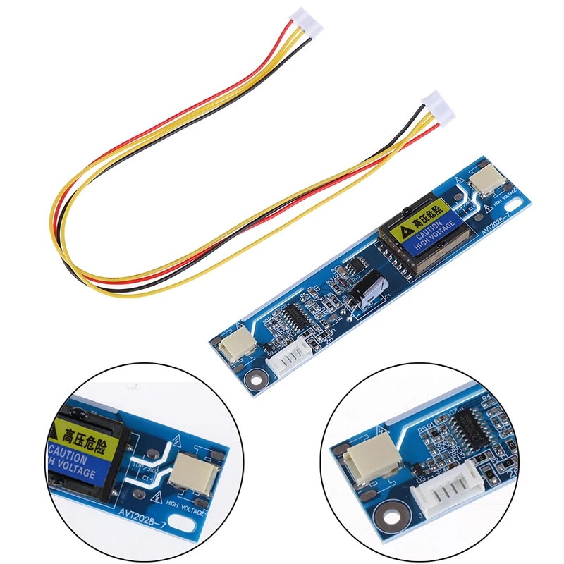 Universal Ccfl Inverter Lcd Laptop Monitor 2 Lamp 10-28v For 10-26" Widescreen 12 cm x 2.6 cm