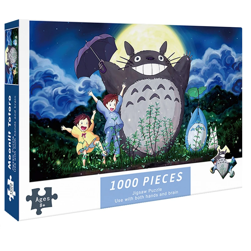 Quebra-cabeças de fadas momemo paisagem, peças de 1000 quebra-cabeça  bonito, de desenhos animados, jogos, brinquedos para crianças - AliExpress