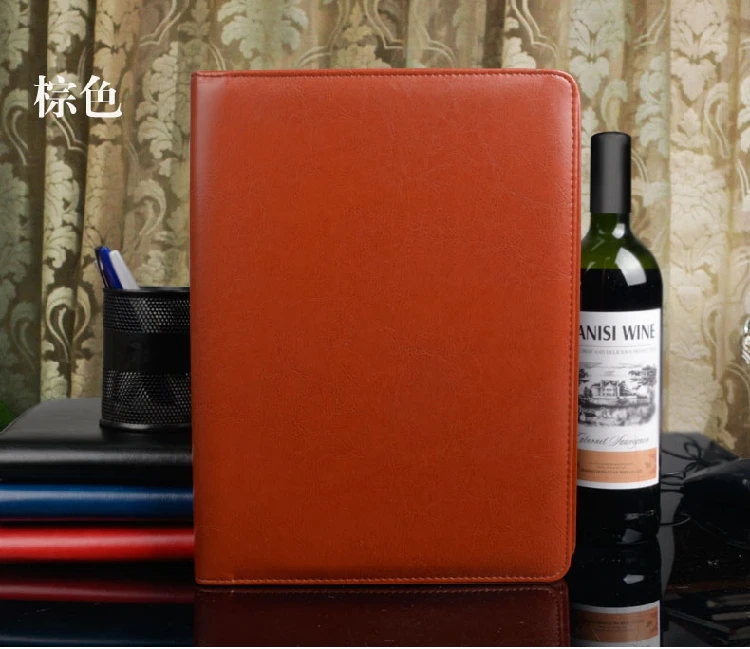 А4 Папка для документов портфель padfolio из искусственной кожи Конференц-сумка папка для бизнес-файлов менеджер индивидуальный логотип надпись