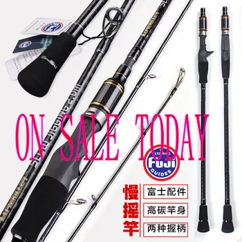 

2019 japan Full fuji guide carbon jig boat jigging rod spinning/casting2.0m slow jigging rod Lurekiller