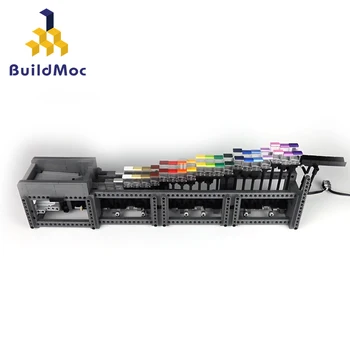 

Buildmoc Block Rainbow Stepper DIY Keyboard Mini Micro Block Building Blocks Bricks Assembly Toys Game