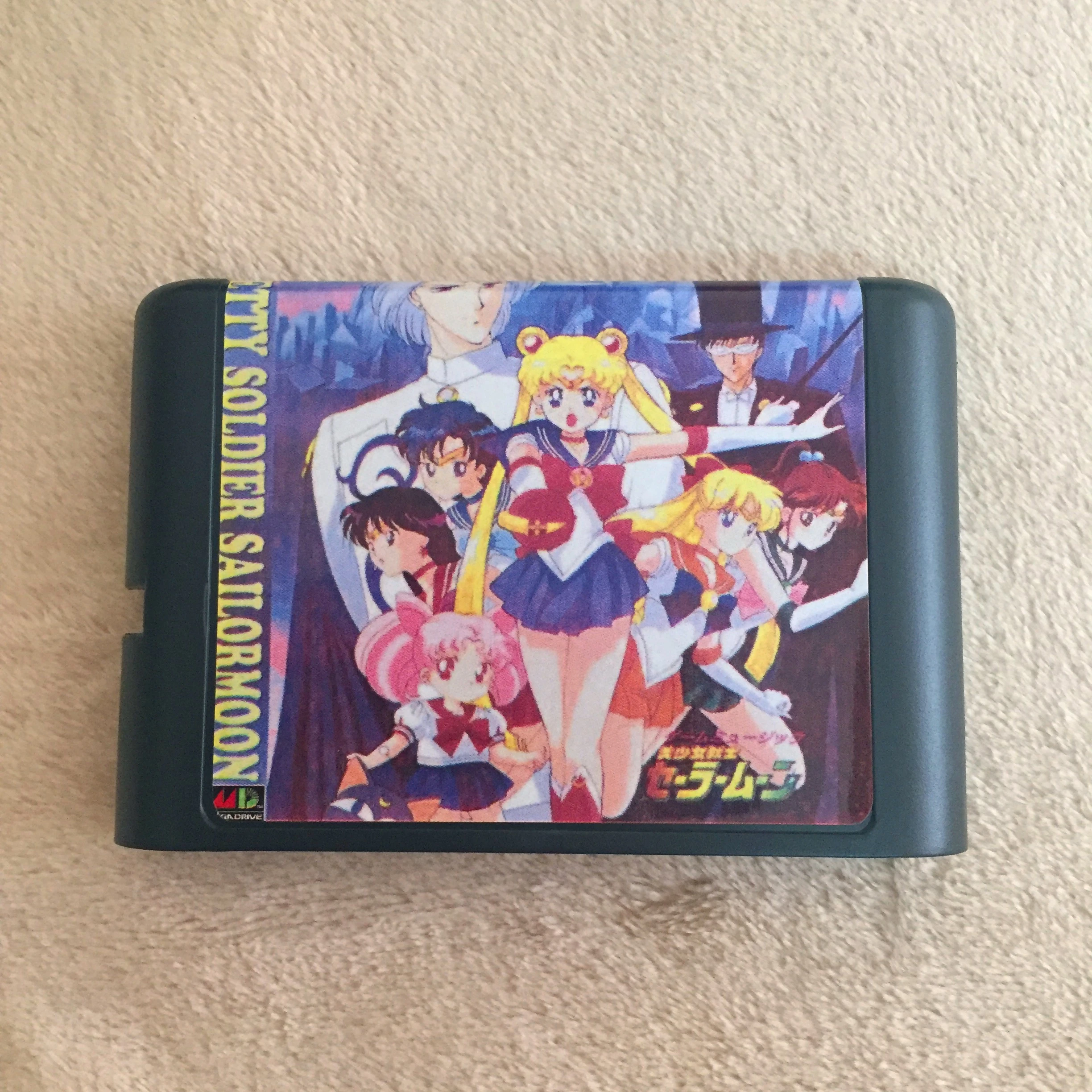 

Pretty Soldier Sailor Moon 16 bit MD Game Card For Sega Mega Drive For Genesis