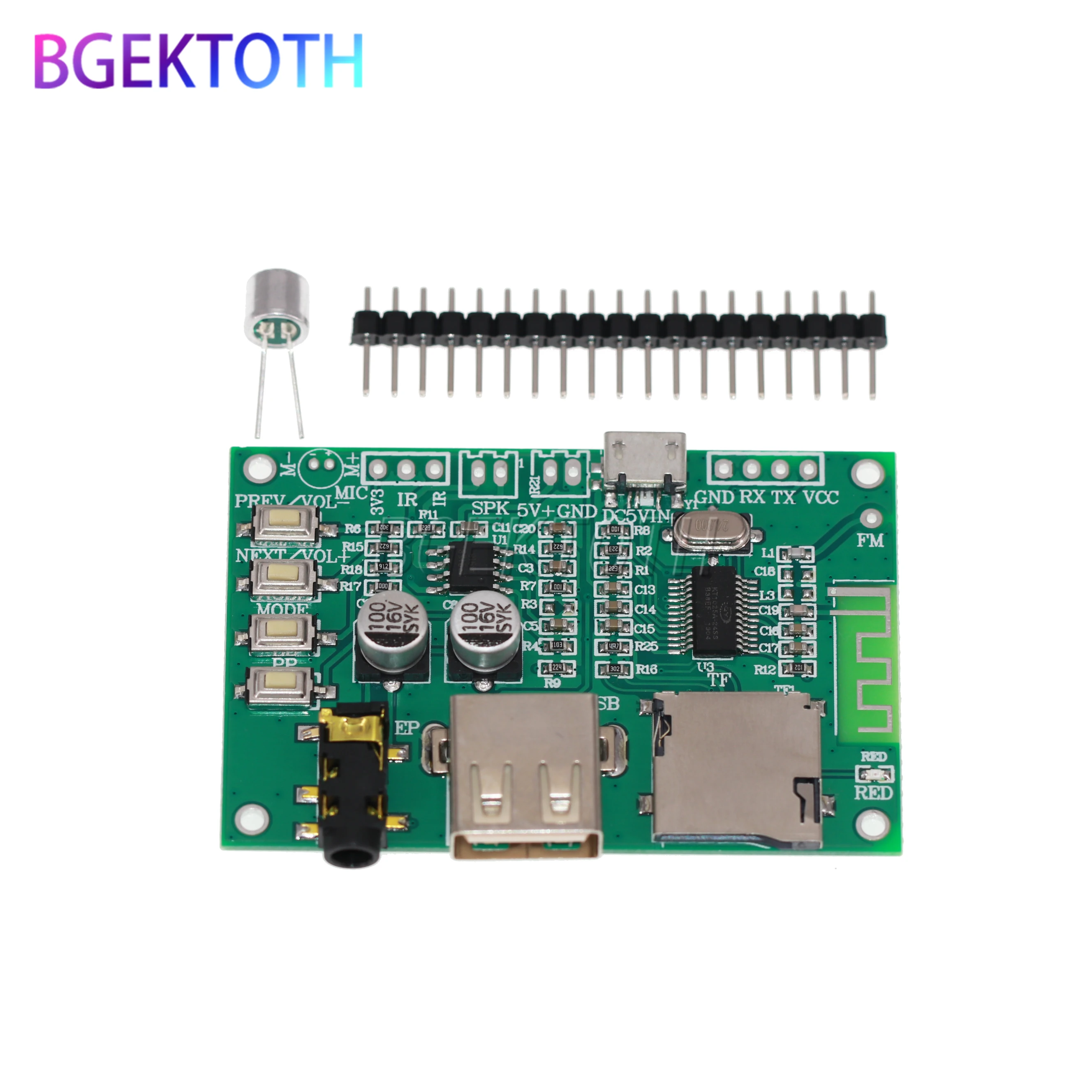 BT201 двухрежимный 5 0 Bluetooth Плата усилителя мощности без потерь модуль Tf-карты U-диск