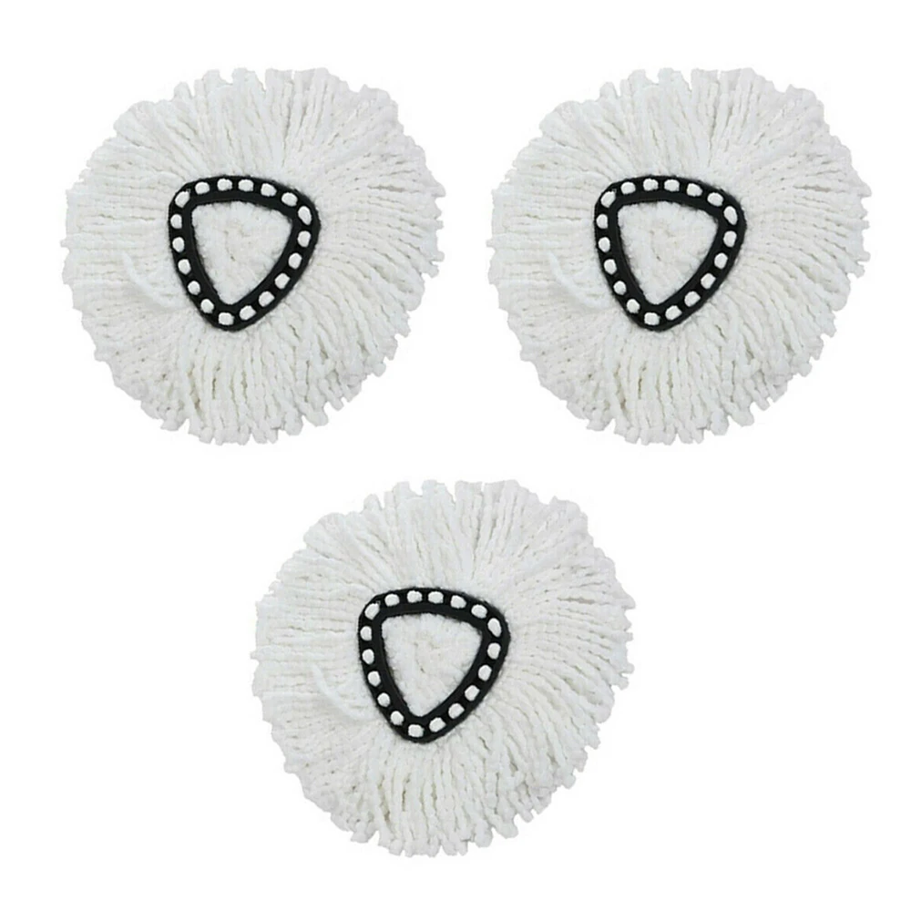 1/3pcs360 Rotating Mop Head Replacement Magic Mop Microfiber Heads Spinning Floor Mop Cleaning Head for Home Floor photo