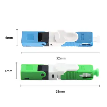 

FTTH ESC250D SC UPC Single-Mode SC APC Optical Fiber quick connector SC PC Embedded type ESC250D SC Connector